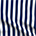 Navy Blue w/White Stripes